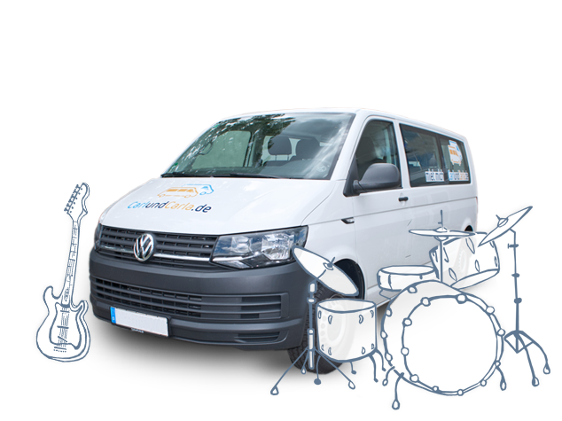 Volkswagen T6 9 Sitzer  - 1€ rental car oneway Dortmund
